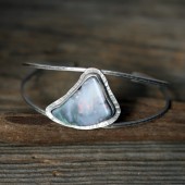 Industrialny opal- bransoleta 
